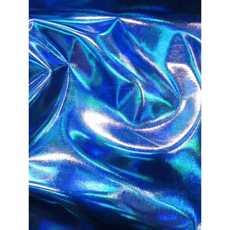 Holographic Blue Fabric 